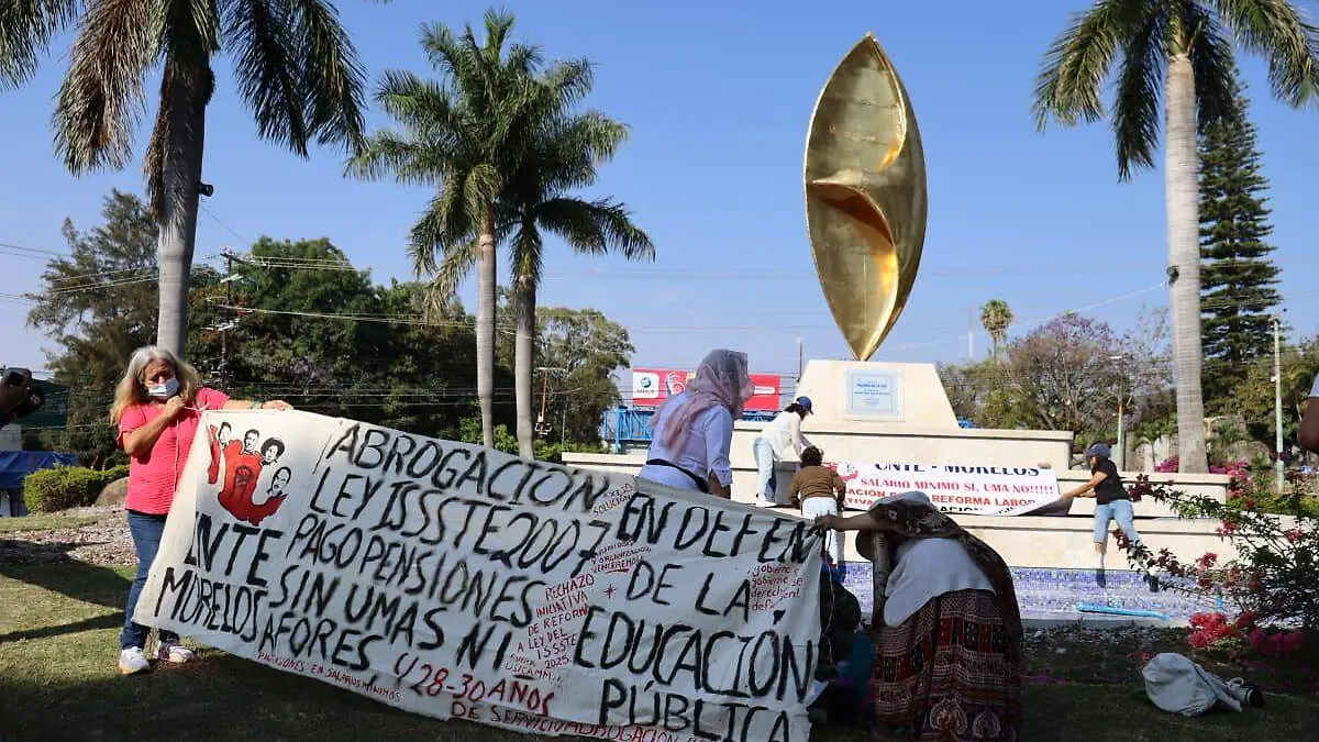 Protesta-CNTE-Cuernavaca-Luis Flores